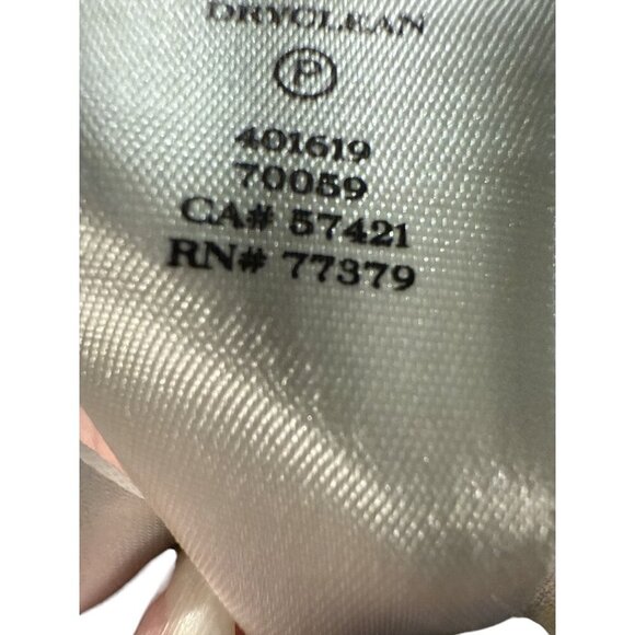 Ann Taylor Modern Geo Tie Waist Midi Navy/Pink Dress Size 2, Pre-Owned EUC - Picture 8 of 8